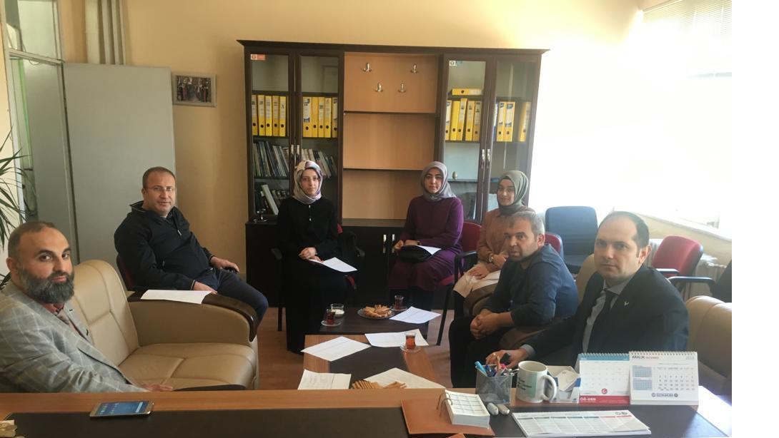 Din Kültürü ve Ahlak Bilgisi Öğretmenleri Gelişim   Planı (DÖGEP) Toplantısı Müdürlüğümüzde Yapıldı